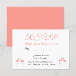 Tropisches UAWG Pink Flamingos Hochzeitssommer Par Einladung
