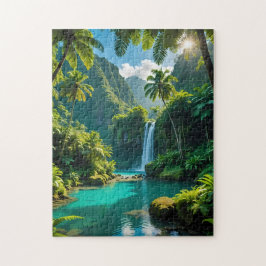 Tropisches Wasserfallparadies
