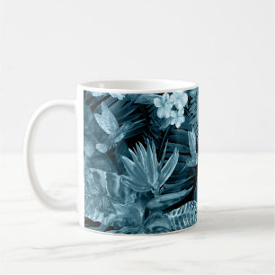 Tropisches Wasserfarbenparadies: Jungle Blossom Kaffeetasse