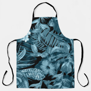 Tropisches Wasserfarbenparadies: Jungle Blossom Schürze