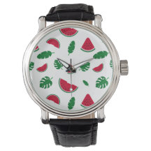 Tropisches Wassermelonen-Sommer-Nahtloses Muster