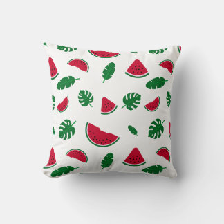 Tropisches Wassermelonen-Sommer-Nahtloses Muster Kissen