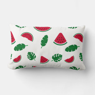 Tropisches Wassermelonen-Sommer-Nahtloses Muster Lendenkissen