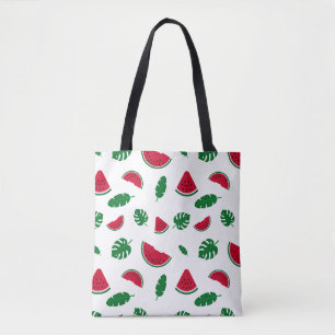 Tropisches Wassermelonen-Sommer-Nahtloses Muster Tasche