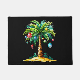 Tropisches Weihnachten Hawaiianischer Santa Xmas L Fußmatte