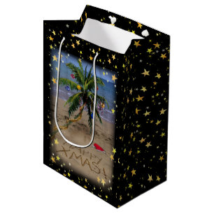 Tropisches Weihnachten Mittlere Geschenktüte