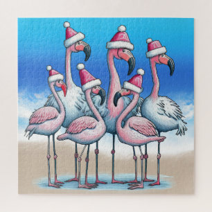 Tropisches Weihnachtspuzzle