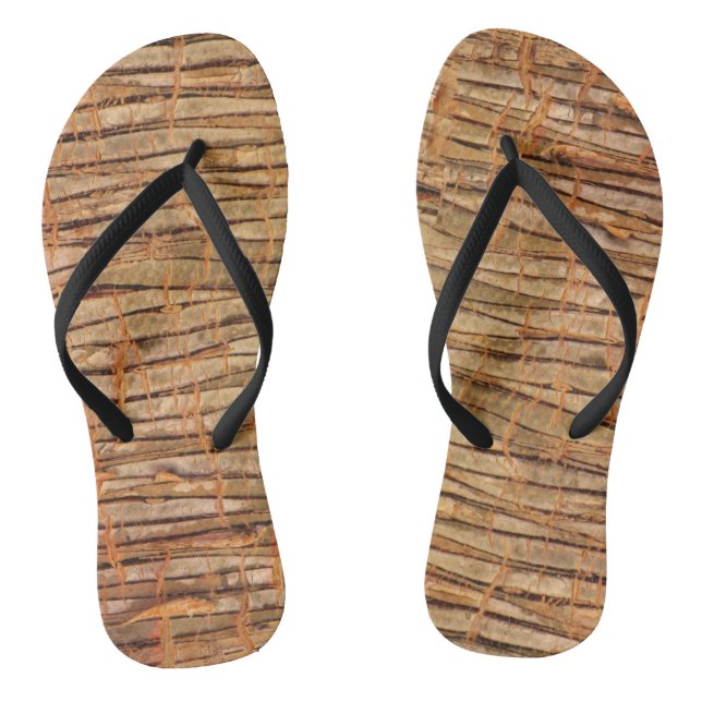 Tropisches Wicklerbaum-Foto Flip Flops (Fußbett)
