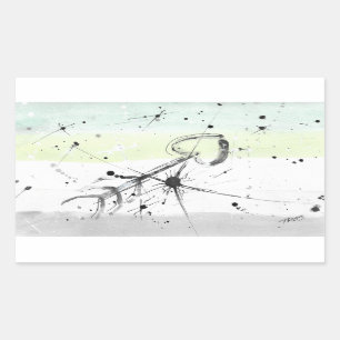 TROS Aromanttic (Aro) Pride Flag Stickers