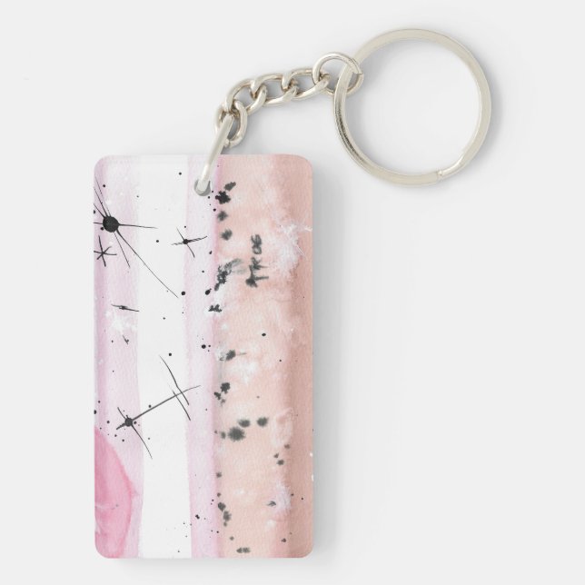 TROS Lipstick lesbienne drapeau porte - clé (Dos)