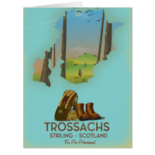 Trossachs Stirling Schottland Wanderposter