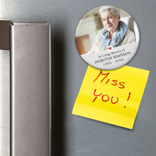 Trost In Liebender Erinnerung Foto Herz Magnet