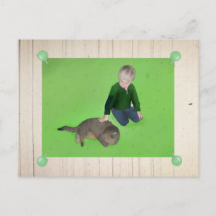 Trösten Postkarte
