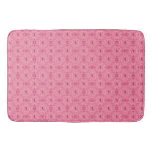 Trostloser rosa Badezimmerteppich Cowgirl-Bandana  Badematte