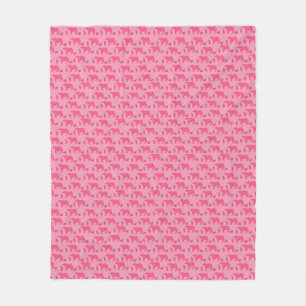 Trostloses rosa Flanelldecke Kühe Western Ranch Fleecedecke