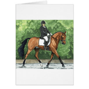 Trot de baie de cheval de dressage d'art de cheval