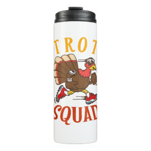 Trot Squad Shirt Erntedank Türkei Trot Kostüm Thermosbecher