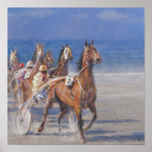 Trottenrennen Lancieux Bretagne 2014 Poster