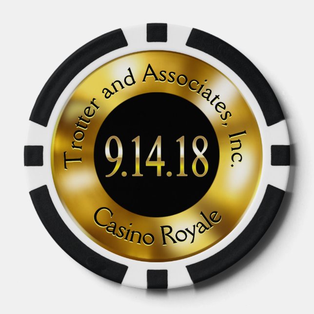 Trotter & Asso Casino-Chip für Party Pokerchips (Vorderseite)