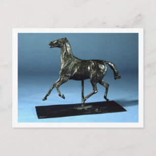 Trotting Horse (Bronze) Postkarte