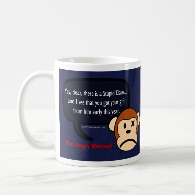 Trotz, was Sie denken, ist Dummheit nicht ein Kaffeetasse (Links)
