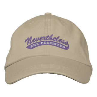 Trotzdem beharrte sie darauf. Baseball Cap Bestickte Kappe