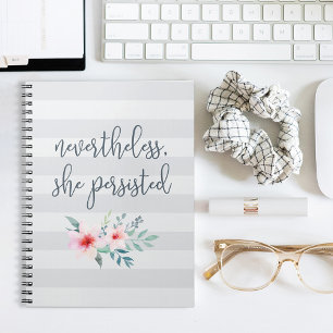 Trotzdem beharrte sie notizblock