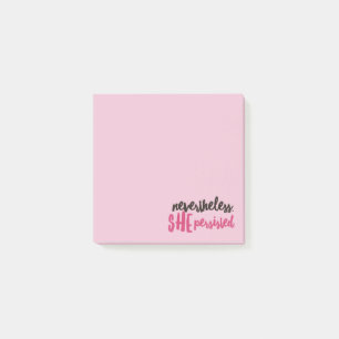 Trotzdem behielt sie 3" x 3" Post-it®-Notizen bei Post-it Klebezettel