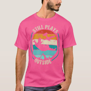 Trotzdem spielt ein Fallschirmspringer im Freien T-Shirt