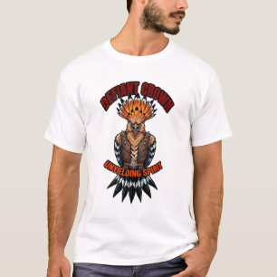 Trotzige Krone Unbeugsamer Geist Eule T-Shirt