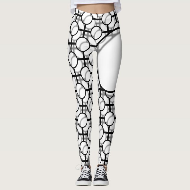 Trou dans les Leggings de maillage (Devant)
