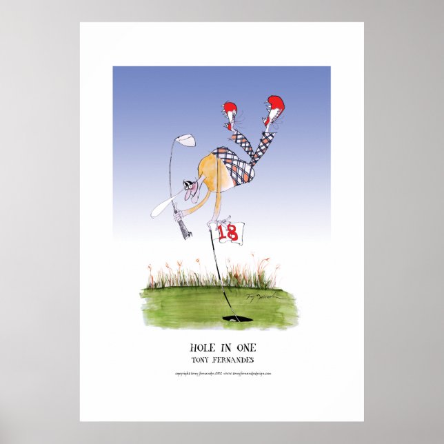 trou en un, affiche tony fernandes (Devant)