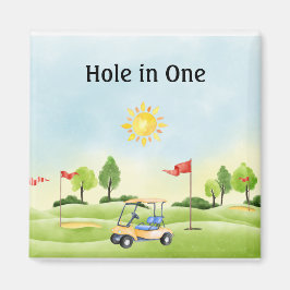 Trou en un aimant de golf