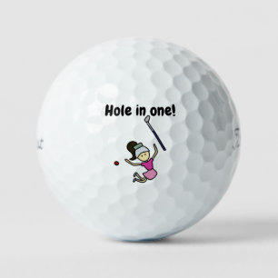Trou en un ! balle de golf
