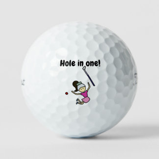 Trou en un ! balle de golf