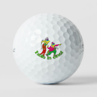 Trou Humoristique Dans Une Balle De Golf