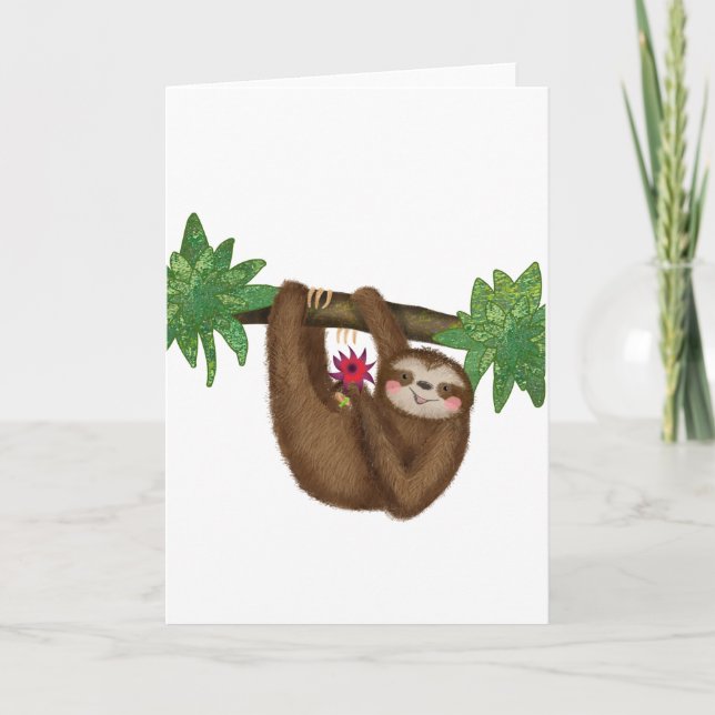 Trou mou sur une carte blanche de branche (Devant)