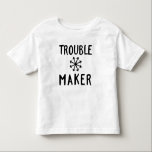 Trouble Maker Chaos Kleinkind T-shirt<br><div class="desc">Für Ihr Kleinkind oder ein anderes wildes Kind. Mehrere Größen verfügbar. Symbol des Chaos mit der Typografie des "Störmachers"</div>
