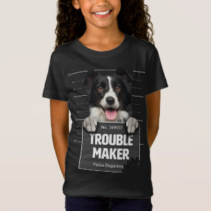 Troublemaker - Cheeky Border Collie Puppy ist Naug T-Shirt
