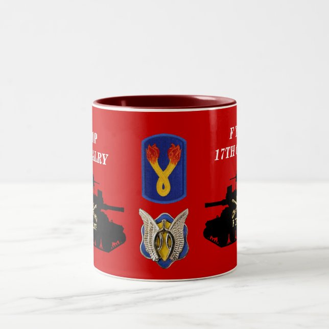 Troupe de F, 17ème tasse de la cavalerie M551 (Centre)
