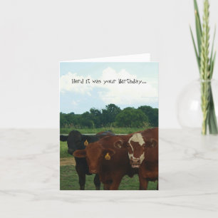 Troupeau c'était votre carte de vache à