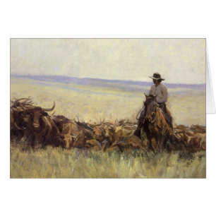 Troupeau de sentiers au Wyoming par WHD Koerner