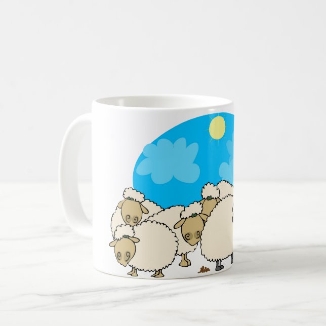 Troupeau de tasse de moutons (Devant gauche)