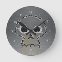 Trous de tir de pistolet Trous Horloge murale du c