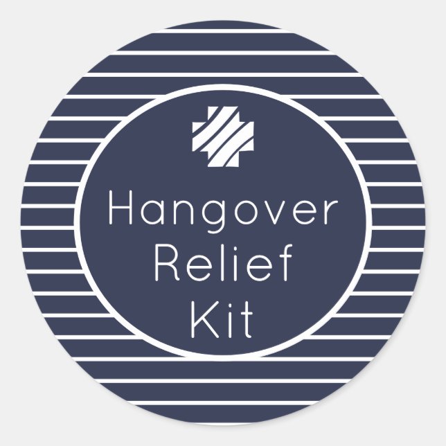 Trousse de secours de hangover Stickers marine et  (Devant)