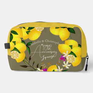 Trousse De Toilette 10e Anniversaire de Mariage Été Pincement de Citro