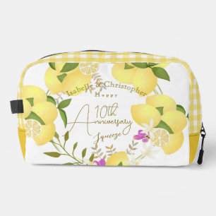 Trousse De Toilette 10e Anniversaire de Mariage Été Pincement de Citro