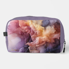 Trousse De Toilette Abstract Lavender Floral Cloud Ink Landscape
