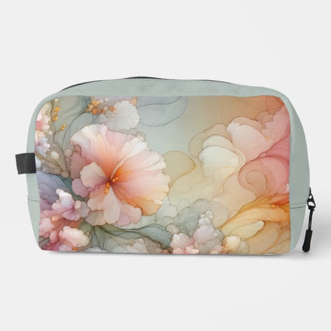 Trousse De Toilette Abstract Pastel Sea Foam Floral Cloud Landscape (Recto)