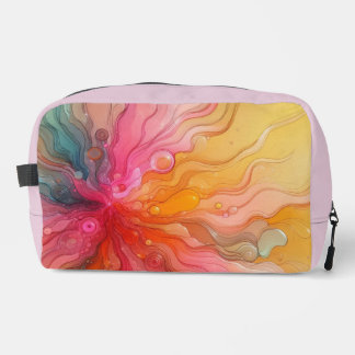 Trousse De Toilette Abstract Rainbow Sun Rays Landscape